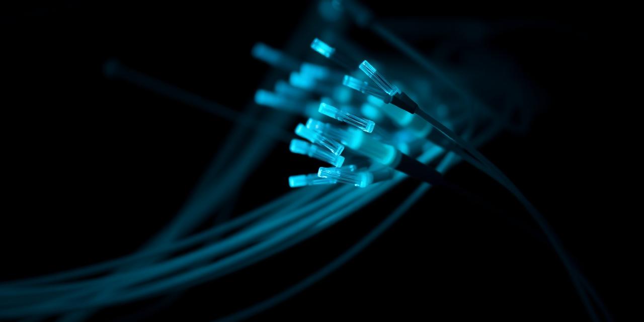 Glasfaser-Kabel Detail