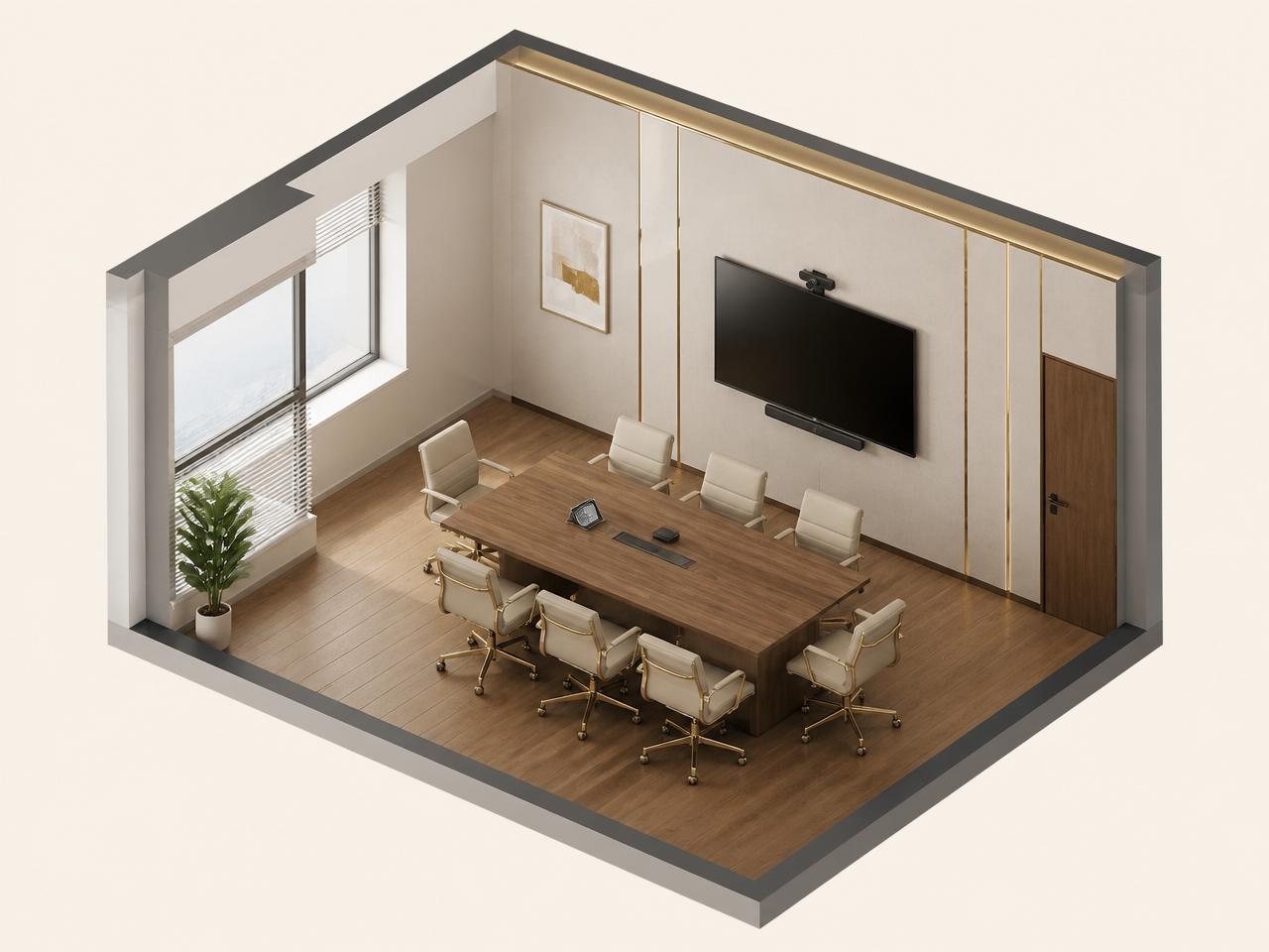 Kleiner Meetingraum — 4 – 6 Personen
