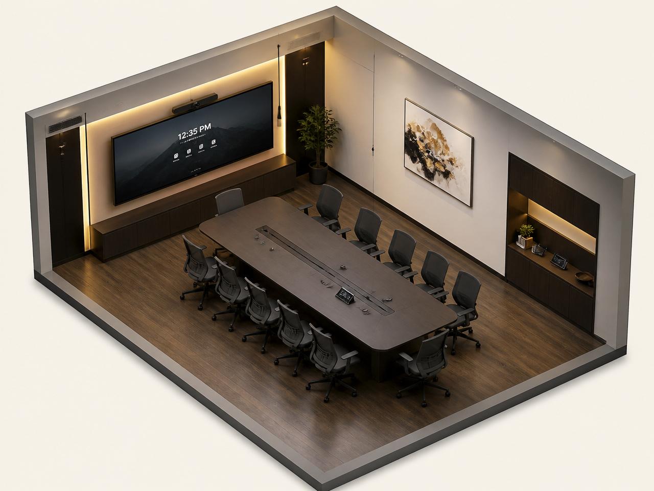 Mittlerer Meetingraum — 6 – 12 Personen